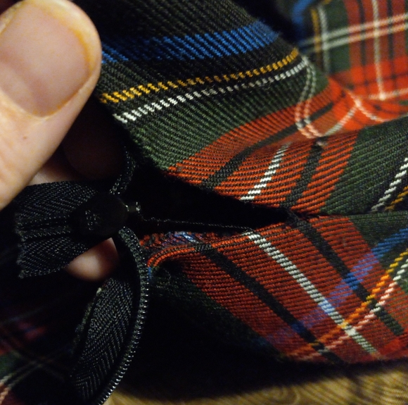 Y2k A-line plaid skirt - Picture 5 of 7